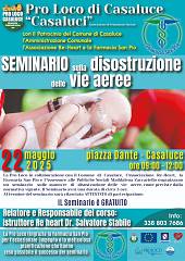 Manovre salvavita, focus in piazza sulle tecniche di disostruzione